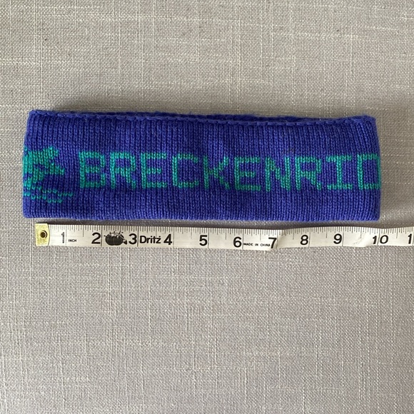 “Breckenridge” Retro vintage Ski skier headband, 100% Wool - Picture 10 of 10